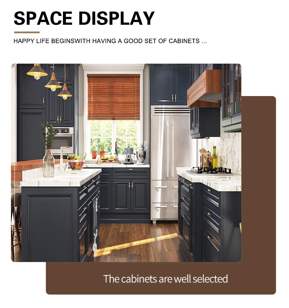 European style classical kitchen PVC with HDF-GK-330