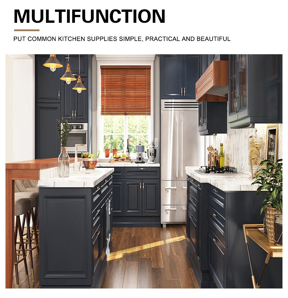 European style classical kitchen PVC with HDF-GK-330