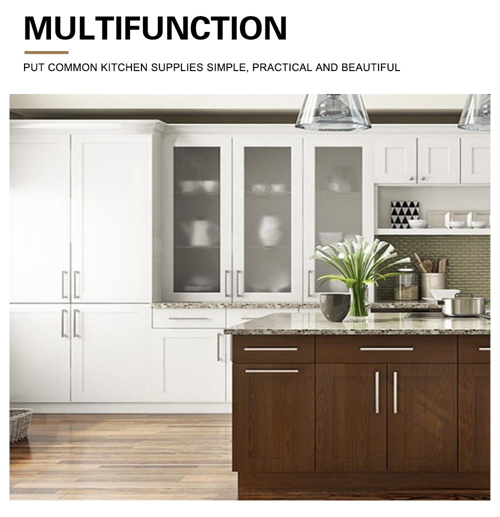 European style classical kitchen PVC with HDF-GK-337