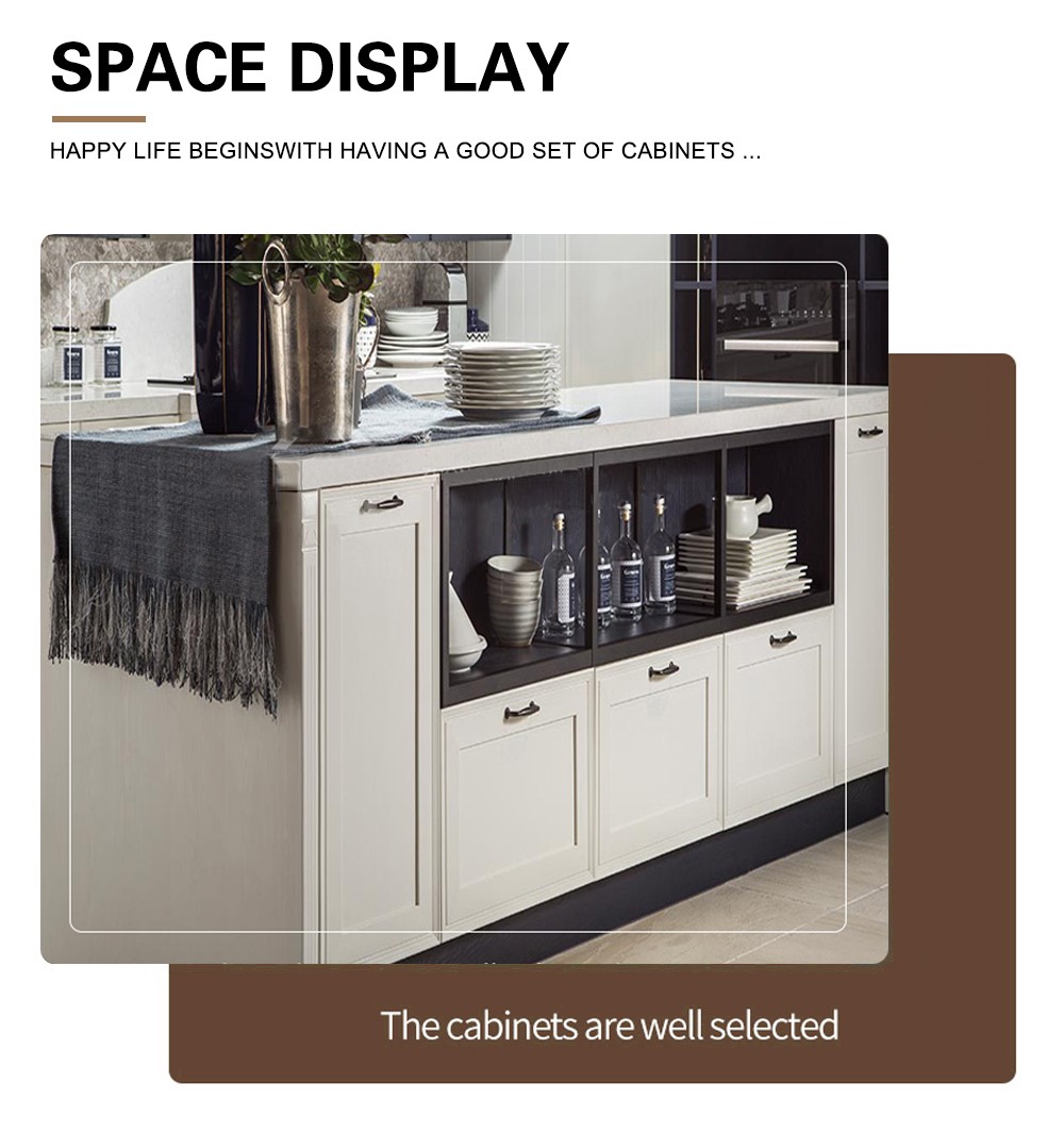 European style classical kitchen PVC with HDF-GK-338