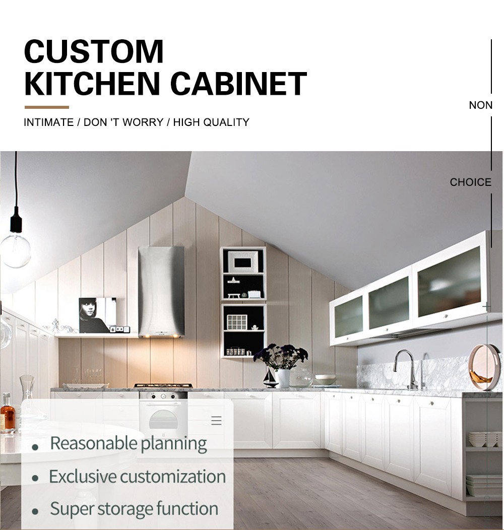 European style classical PVC with HDF kitchen-GK-401