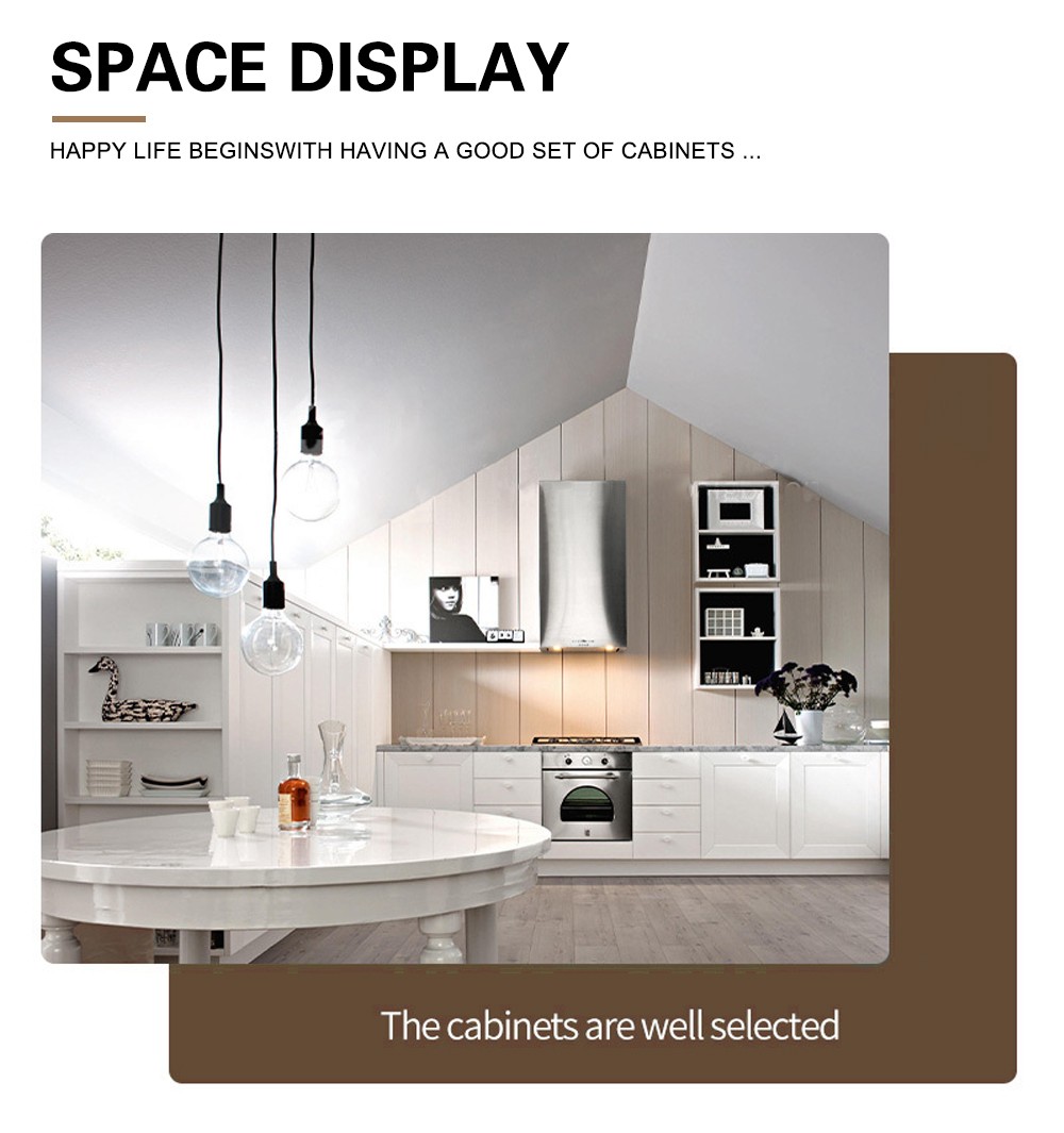 European style classical PVC with HDF kitchen-GK-401
