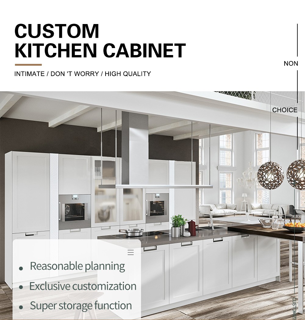 European style classical PVC with HDF kitchen-GK-625
