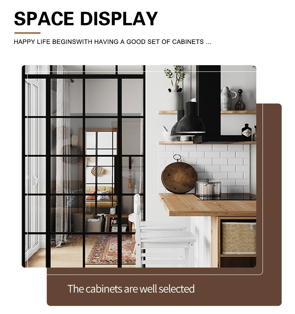 European style classical PVC with HDF kitchen-GK-929