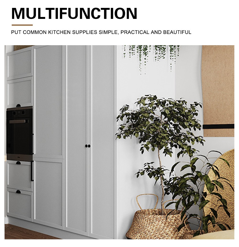 European style classical PVC with HDF kitchen-GK-929
