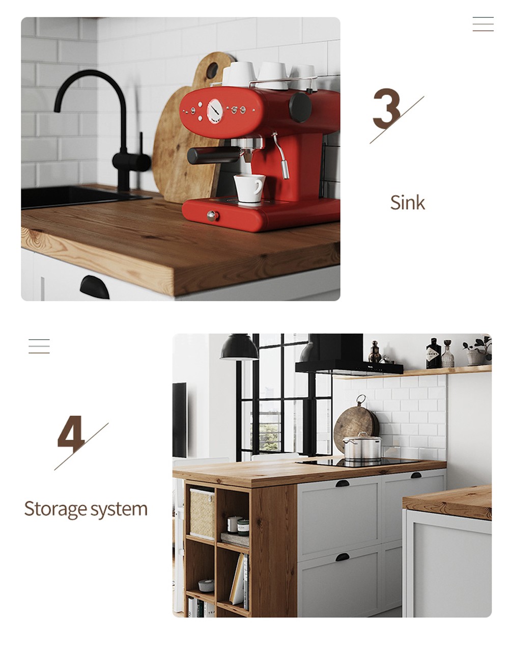European style classical PVC with HDF kitchen-GK-929