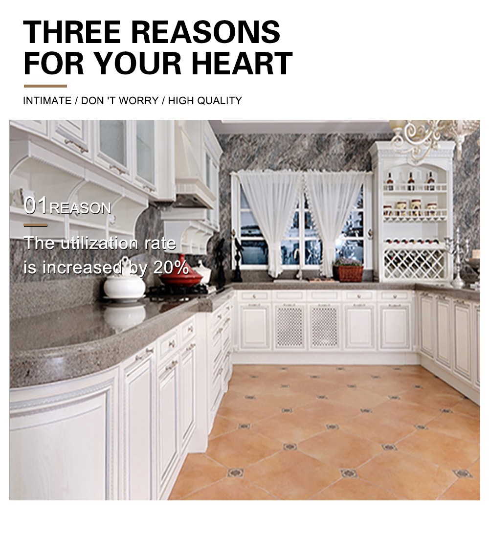 European style Classical style kitchen PVC with HDF-GK-254