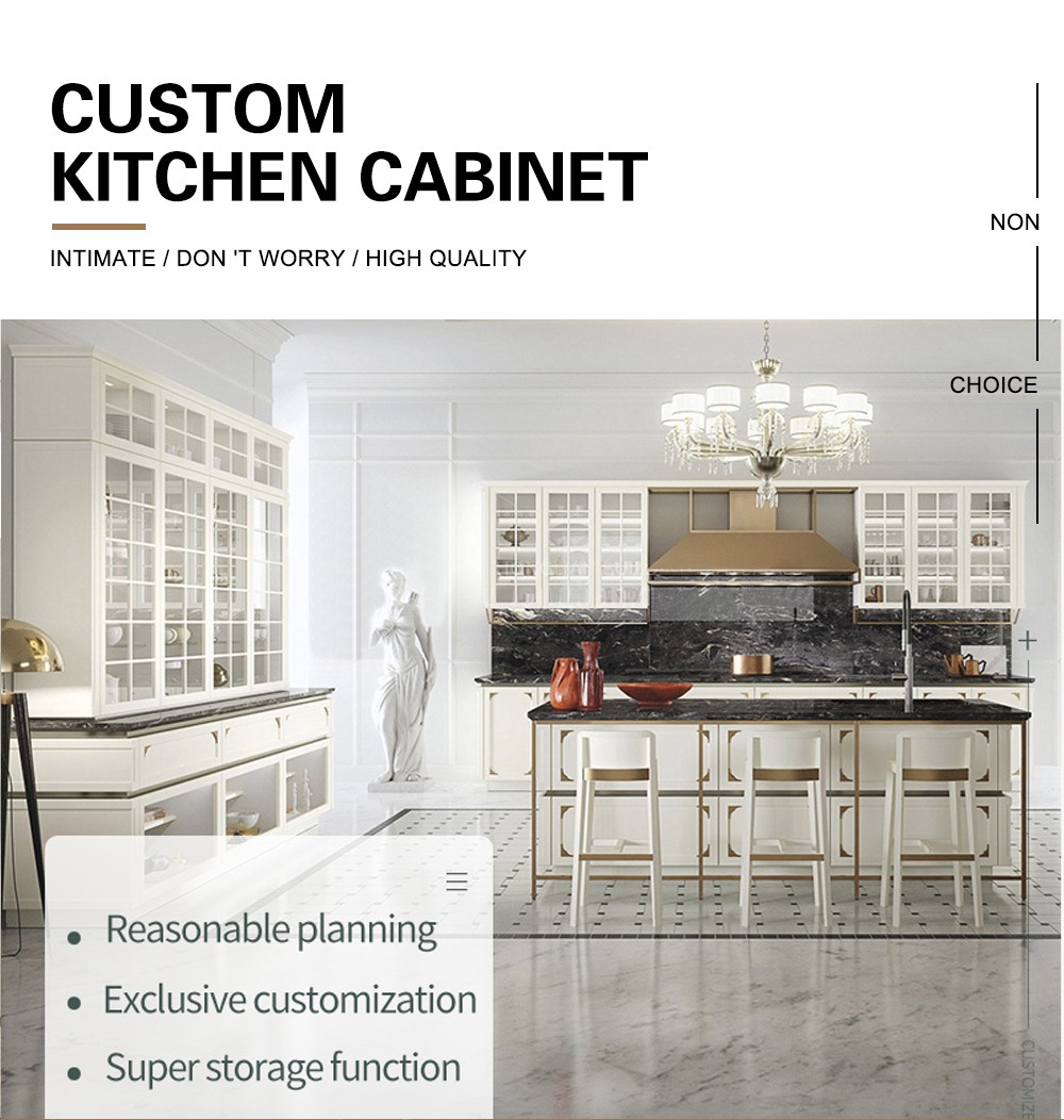 European style classical wind glass cabinet high density board blister cabinet-GK-605