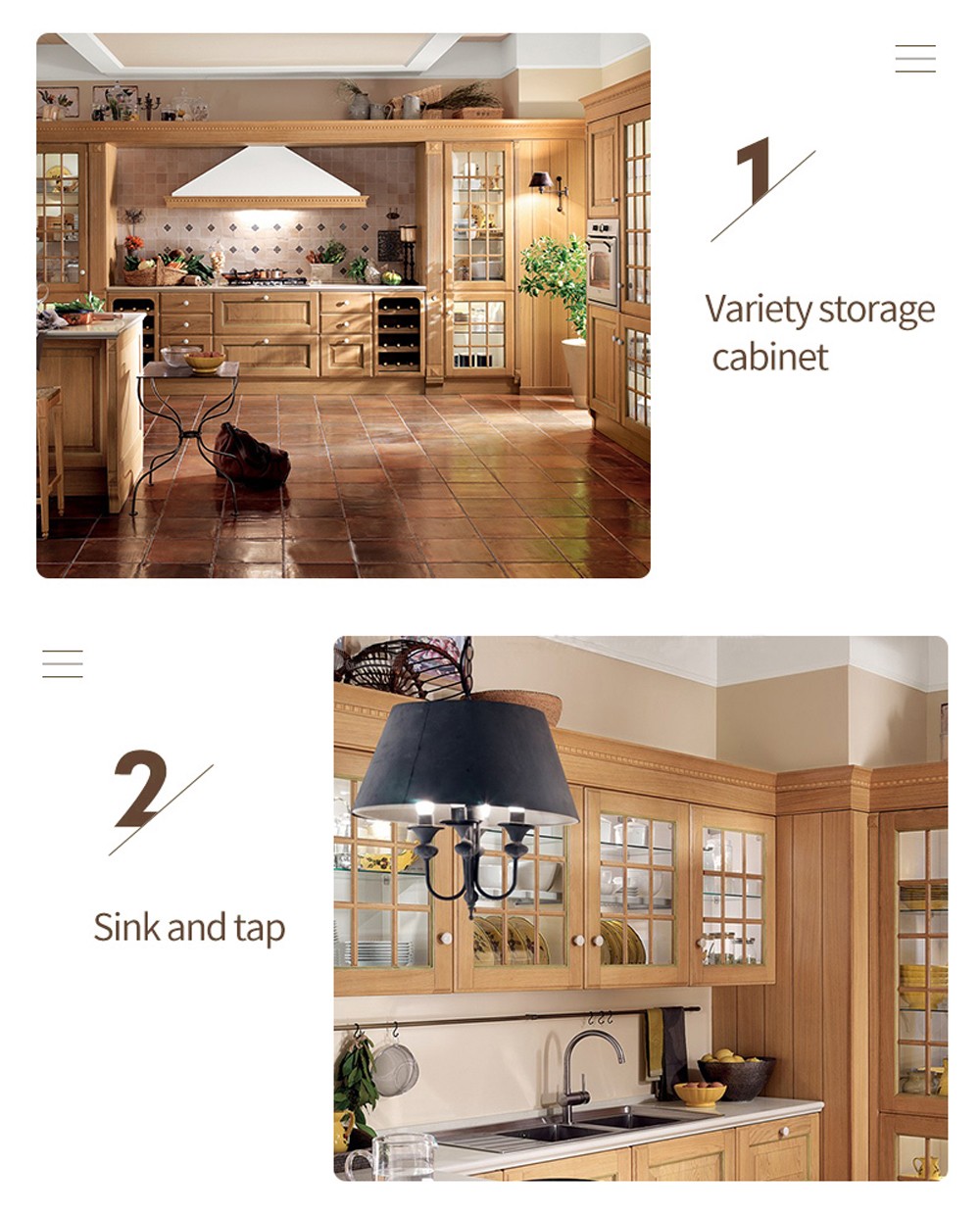 European style classical wind glass cabinet high density board blister cabinet-GK-635