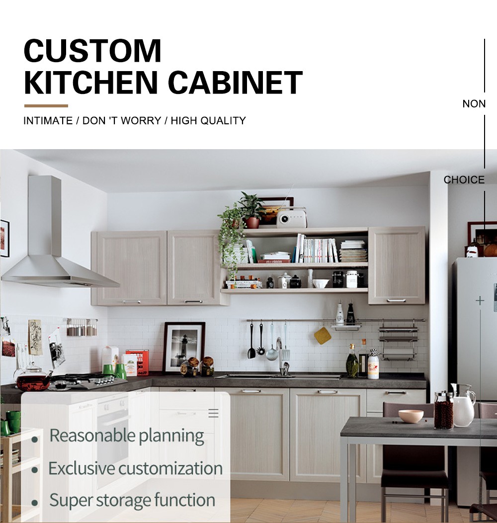 European style high density board blister kitchen cabinet-GK-657