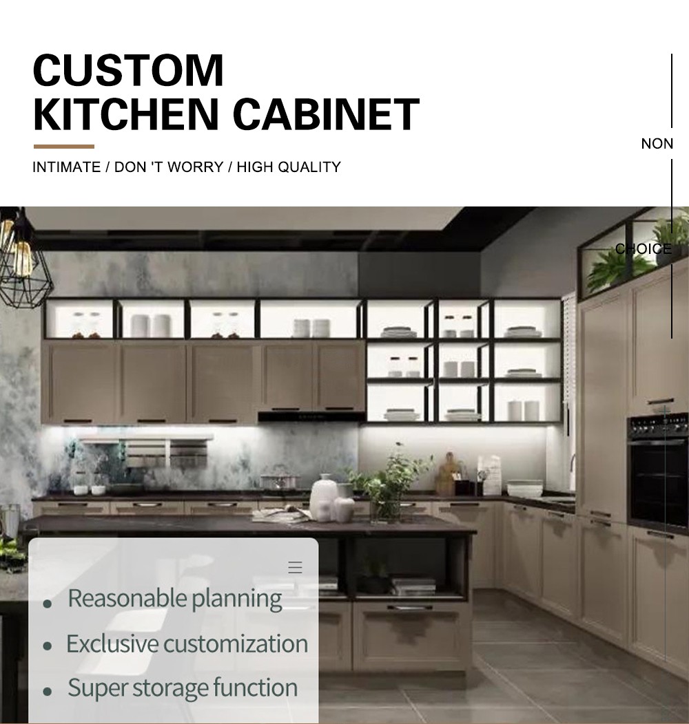 European style high density board blister kitchen cabinet-GK-772