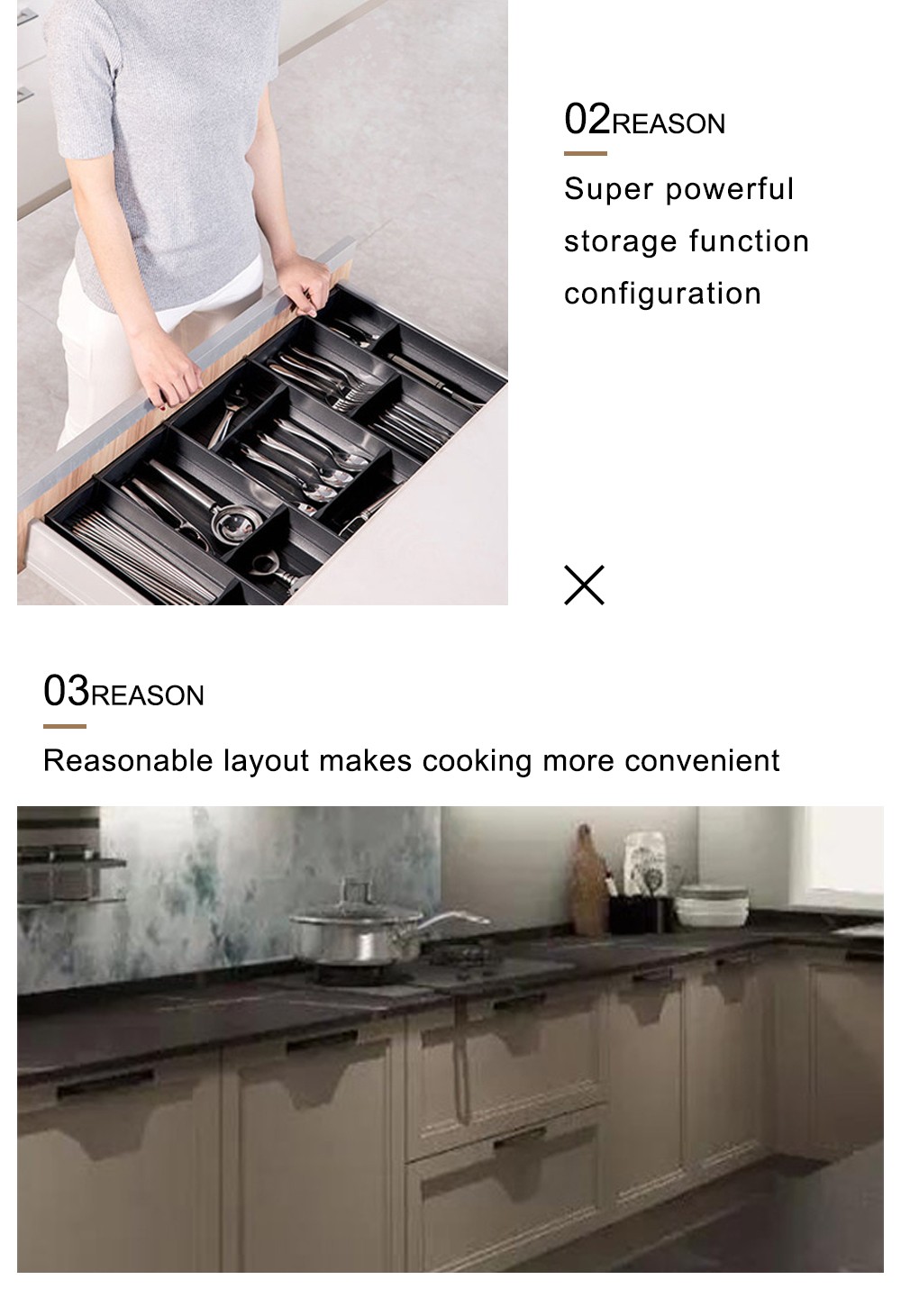 European style high density board blister kitchen cabinet-GK-772