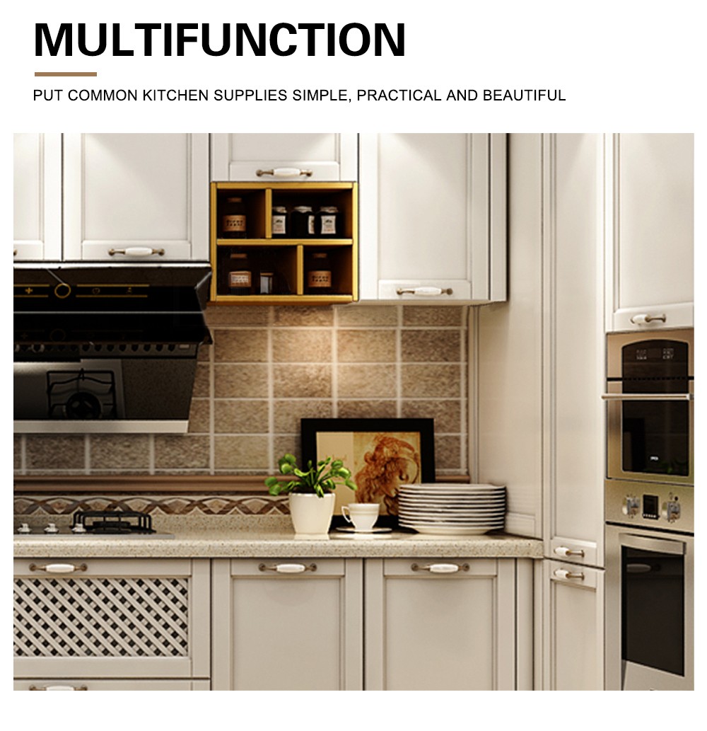 European style PVC with HDF kitchen cabinet GK-738