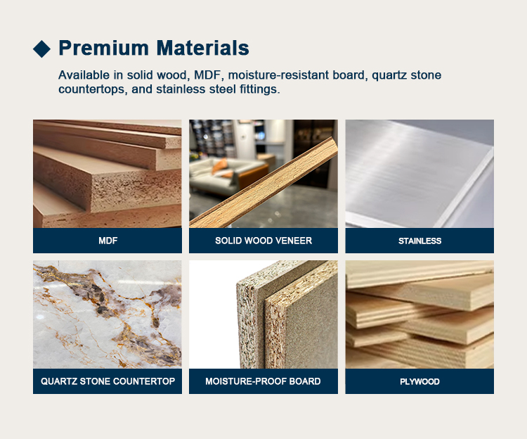 Modern Custom Built-In Kitchen Cabinets for Home Storage Solutions