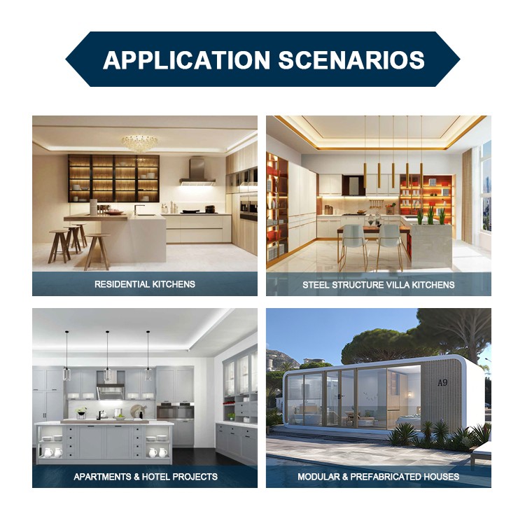 Modern Custom Built-In Kitchen Cabinets for Home Storage Solutions