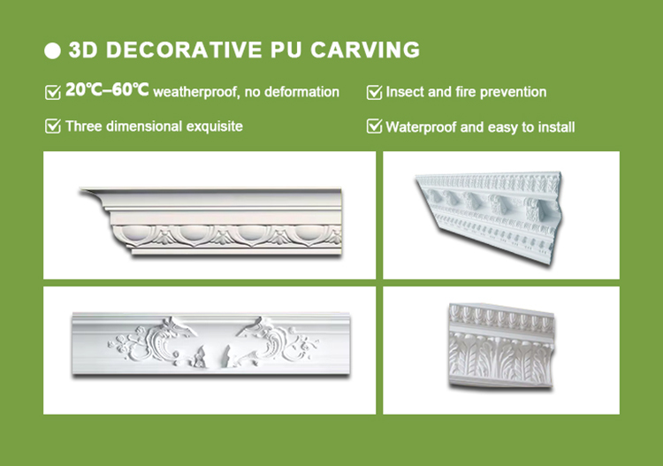 3D Three-Dimensional Decorative Wall Panels, Recessed