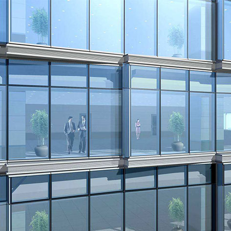 Glass curtain wall