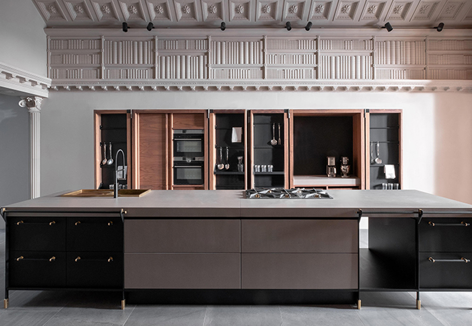 American style kitchen PVC with HDF GK-361