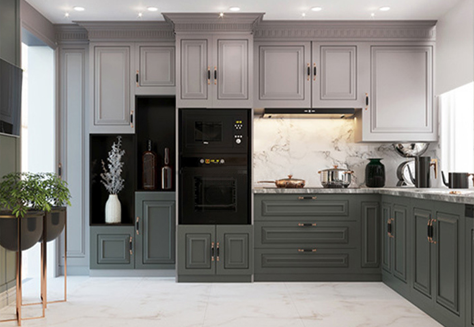 Classical design PVC with HDF-GK-1075