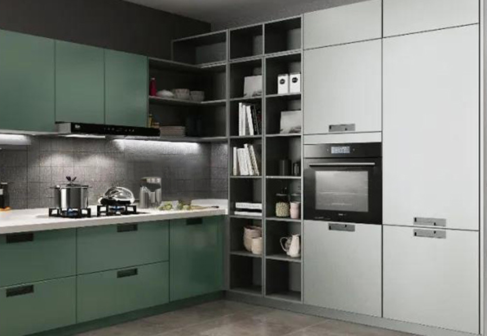Classical style PVC with HDF Kitchen cabinet-GK-770
