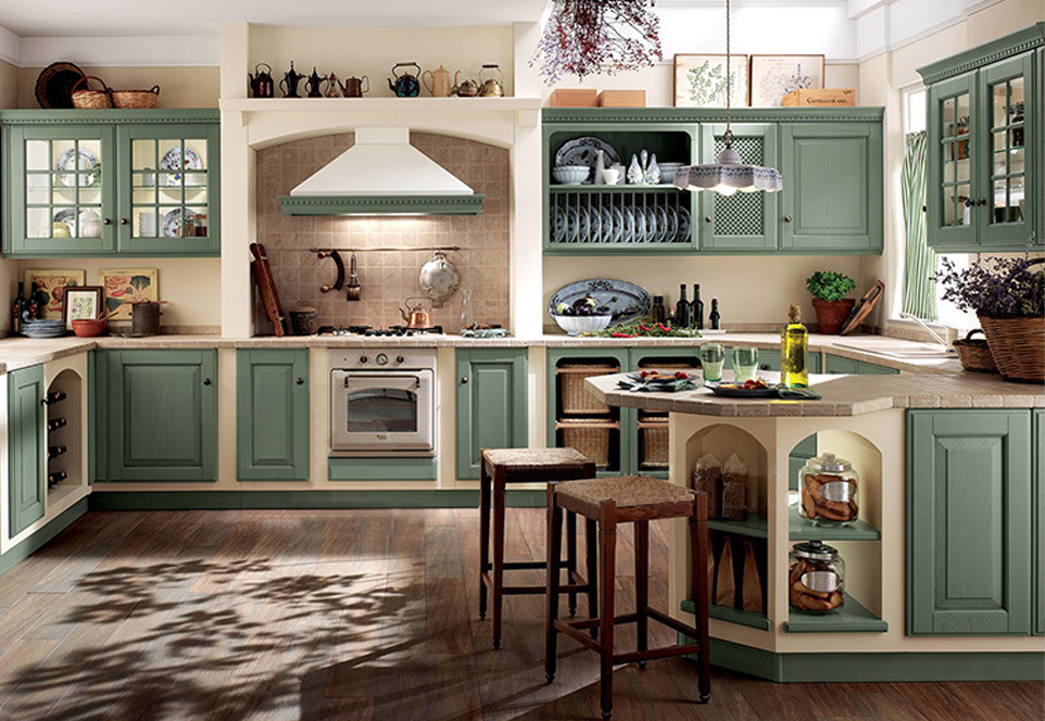 European style classical wind glass cabinet high density board blister cabinet-GK-634